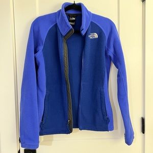 North Face blue jacket, size small